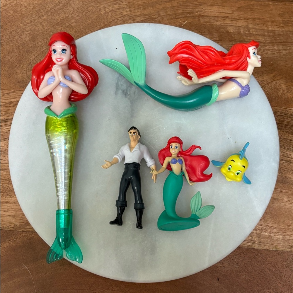 The Little Mermaid Ariel Figure Lot